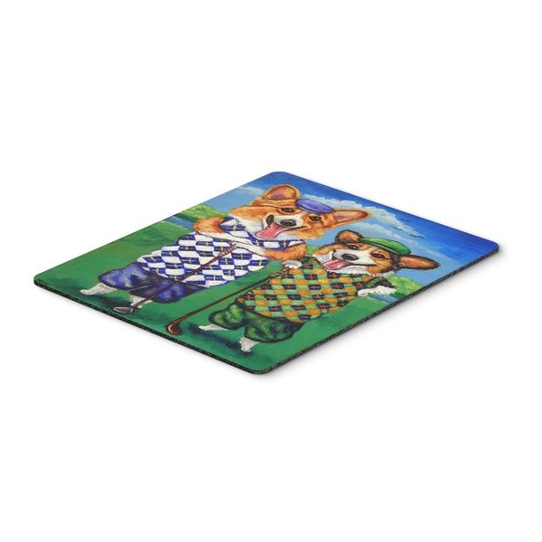 Carolines Treasures Corgi Golfers Mouse Pad; Hot Pad or Trivet 7361MP